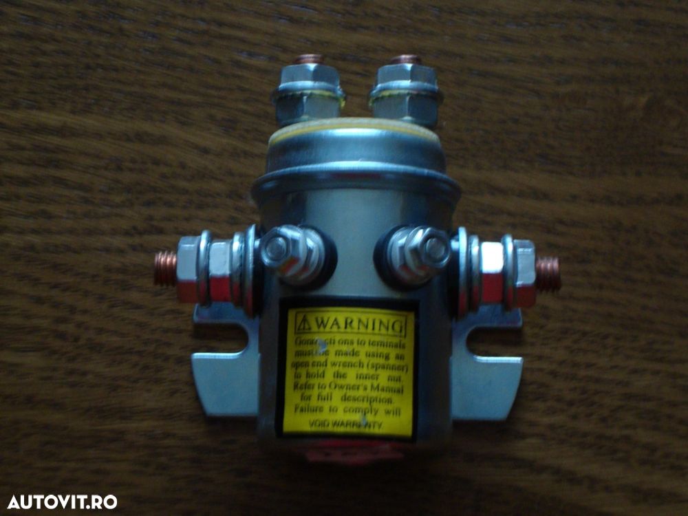 solenoid, bobina de sens, releu pentru troliu 300 A la  24 V - 1