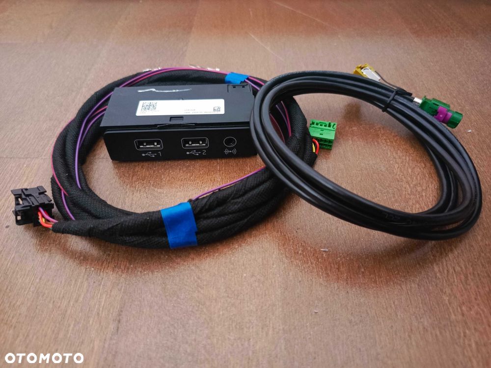 Zestaw wiązka porty USB Audi A4 Q5 A5 Aktywacja montaż kodowanie Android Auto CarPlay - 2