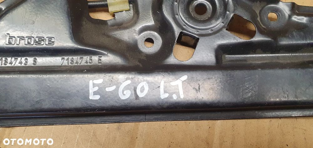 Mechanizm podnośnik szyby lewy tył BMW 5 E60 7184743S 7184745E - 4