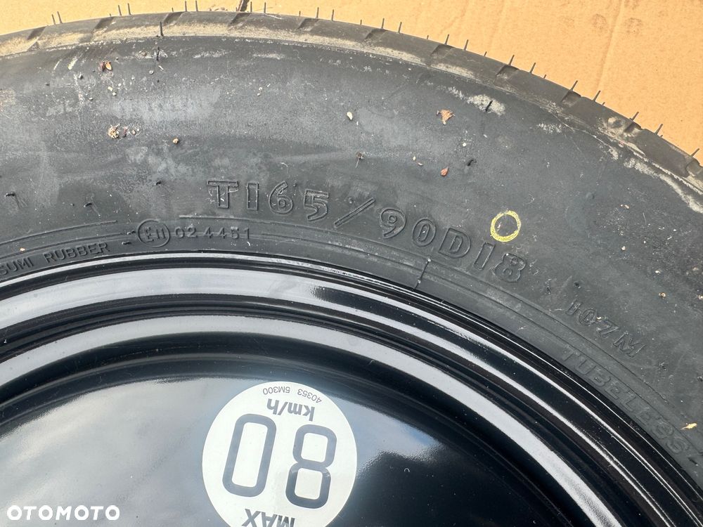 NISSAN MURANO II Z51 KOŁO ZAPASOWE DOJAZDOWE 18” 5x114.3 165/90/18 - 3