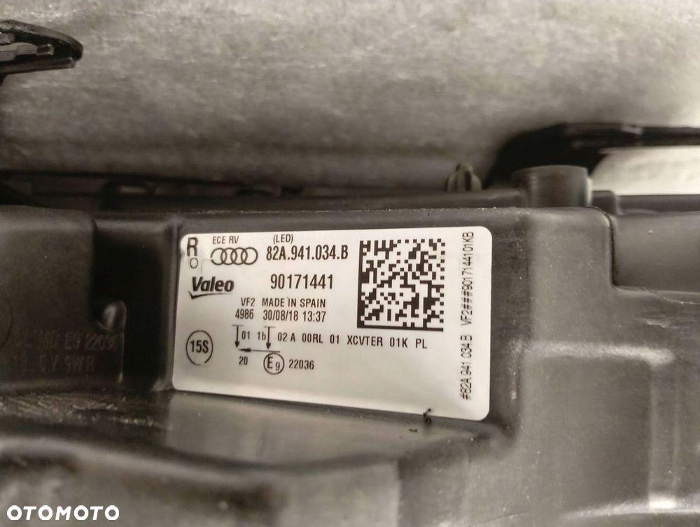 audi a1 82a full led przód strona prawa lampa przednia 82a941034b - 7