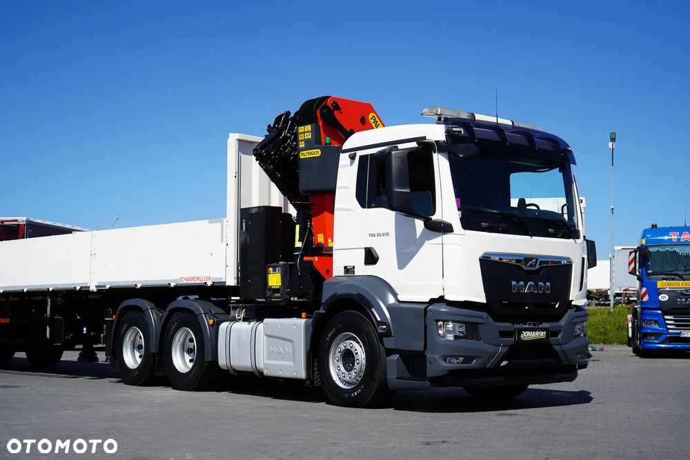 MAN TGS 33.510 / 6 X 4 / HDS PALFINGER PK 42 002 SH-E / WYSIĘG 17 M - 36