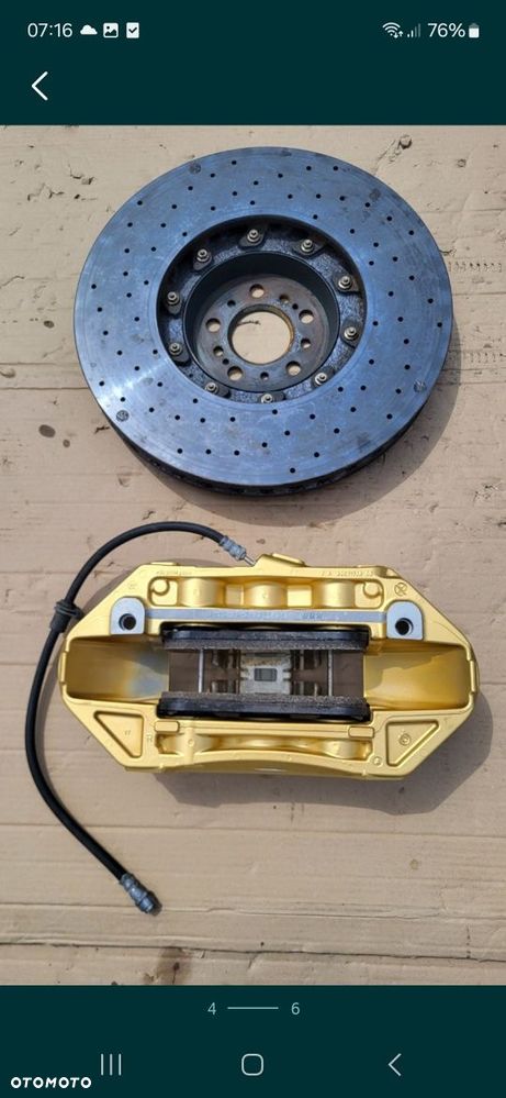 Zacisk Przód Prawy BMW m3 G80 G81 m4 G82 G83 2022r Ceramika - 4