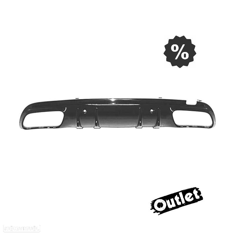 C020150C2 DIFUSOR MERCEDES CLASE C W205 4P 18-21 LOOK AMG PRETO BRILHANTE - 10