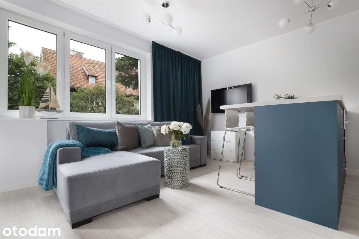 2 pokoje | 300 m od morza | Balkon | Brzeźno