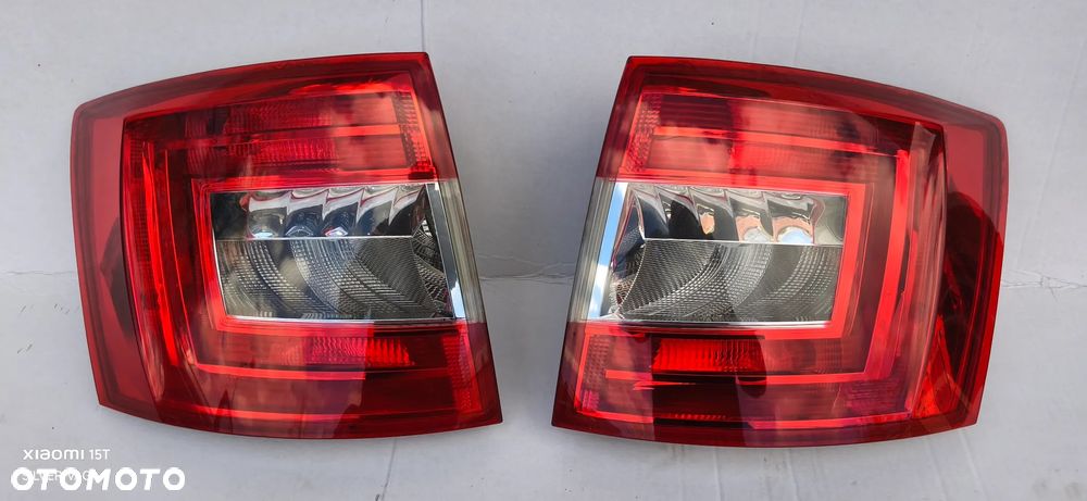 Lampa lewa prawa Skoda Octavia III 3 LIFT KOMBI LED kompletna tylna tył oryginał - 1