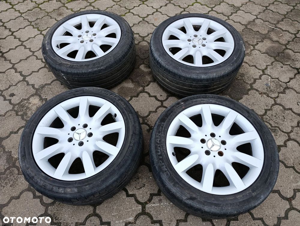 W221 felga aluminiowa felgi 18'' opona opony 255-45-18 6mm 18r komplet S klasa Mercedes - 3