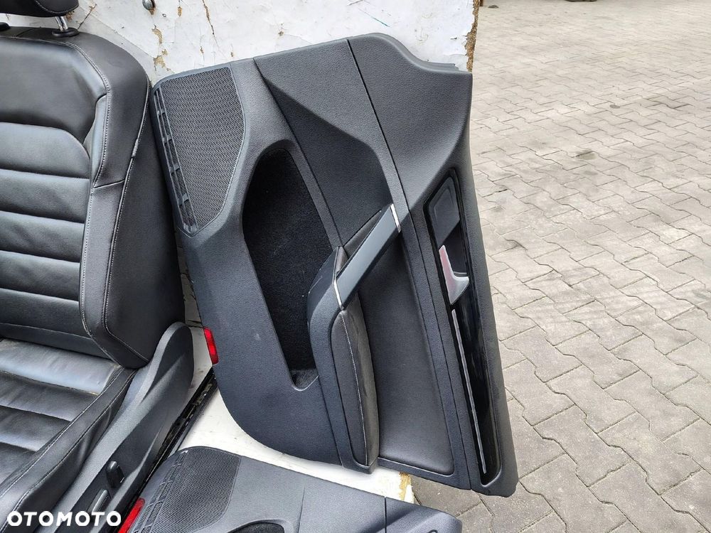 FOTEL FOTELE KANAPA TUNEL CZARNA SKÓRA GRZANE ELEKTRYCZNE GOLF 7 VII GTD HB - 16