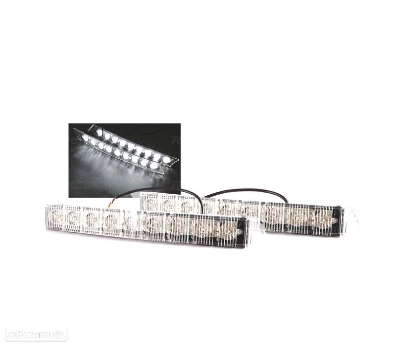 CONJUNTO KIT LUZ DIURNA LED TIPO AUDI - 1