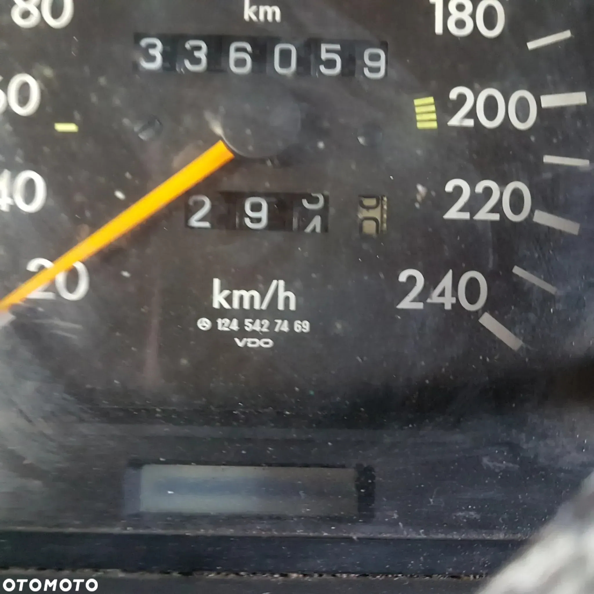licznik obrotomierz zegary mercedes benz w124 124 oryginał benzyna  1245427469 diesel 1245427006 - 6