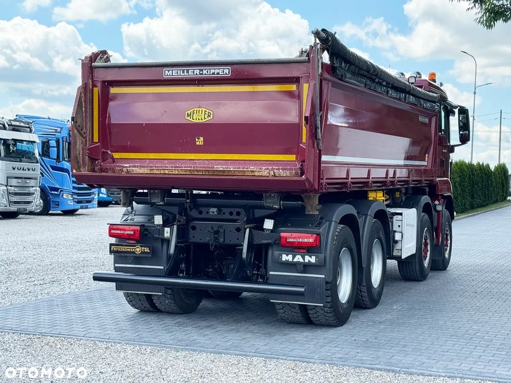 MAN TGS 35.460 // 8X4 // MANUAL // RESOR // MEILLER KIPPER 16 m3-3STRONNY // BURTA 110 // DWIE KAMERY // Z NIEMIEC - 12