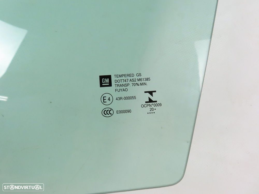 Vidro da porta Esquerdo/Frente Seminovo/ Original OPEL CROSSLAND X (P17) - 2