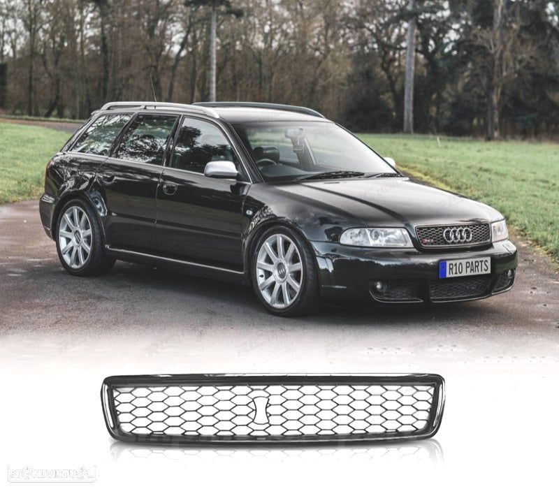 GRELHA FRONTAL AUDI A4 B5 94-00 LOOK RS - 1