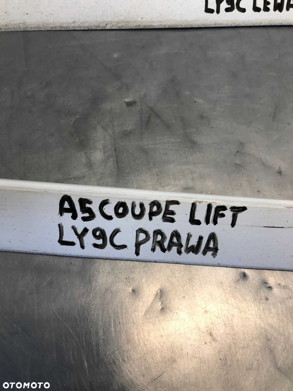 2xLISTWA PROGOWA PRAWA LEWA AUDI A5 LIFT COUPE LY9C 8T0854931A 8T0854932A - 11