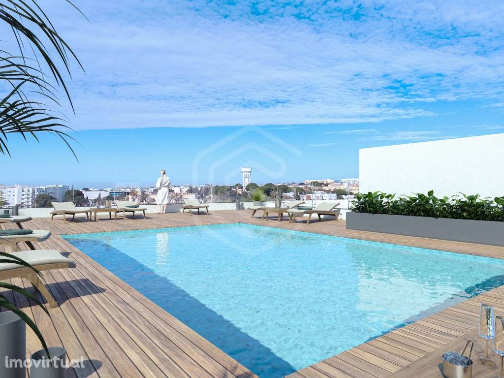 Apartamento T1 com estacionamento em Quelfes, Olhão, Algarve - Grande imagem: 2/22