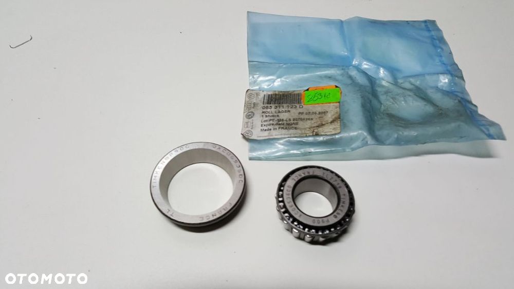 Łożysko stożkowe wałeczkowe  wałka napędowego skrzyni biegów 22x45x16,6mm AUDI, SEAT, SKODA, VW - 1