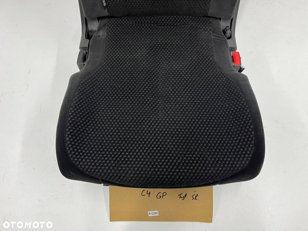 Fotele Citroen C4 GRAND Picasso 1 I 06-13r. środkowy tylny drugi rząd kanapa CZARNY - 6