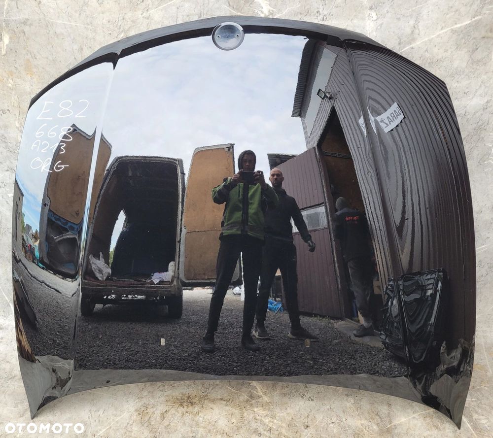 MASKA POKRYWA SILNIKA BMW E81 E82 E87 E88 668 SCHWARZ II ORG LAKIER A213