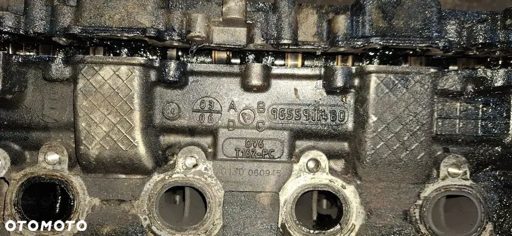 PEUGEOT 407 1.6 HDI GŁOWICA SILNIKA 9655911480 - 2