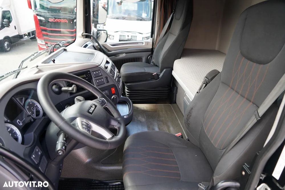 DAF XF 480 / AER CONDIȚIONAT PARCARE / COMBINAȚIE TANDEM / 120 M3 / TRANZIȚIE / Wecon / 2019 / CONTRACT POST-SERVICE - 25