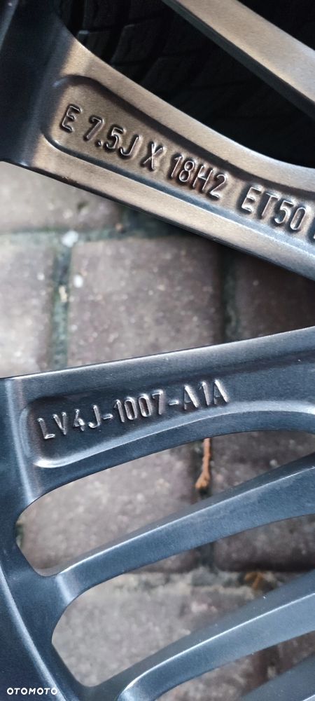 Koła Zimowe Felgi Aluminiowe Oryg. Ford Kuga 18 Cali 5x108 Et50  Michelin 225/60/18 2020r Ideał - 13