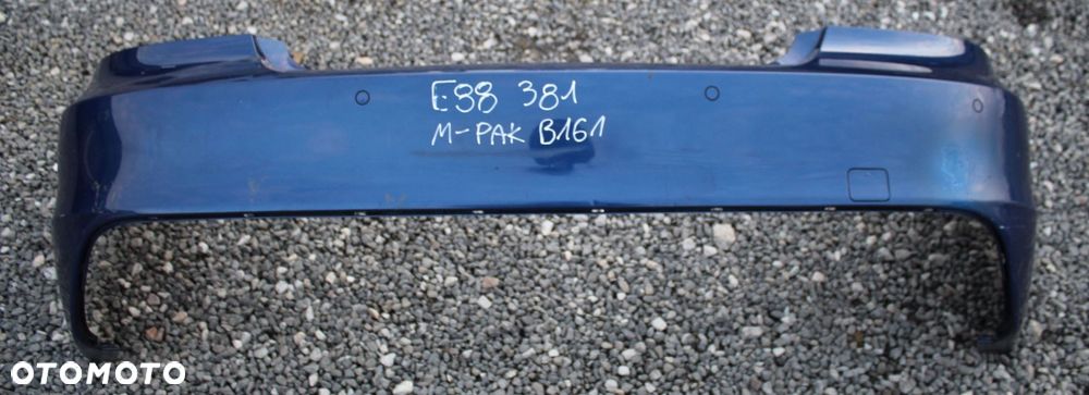 ZDERZAK TYŁ TYLNY M PAKIET BMW E82 E88 381 LEMANS BLAU B161