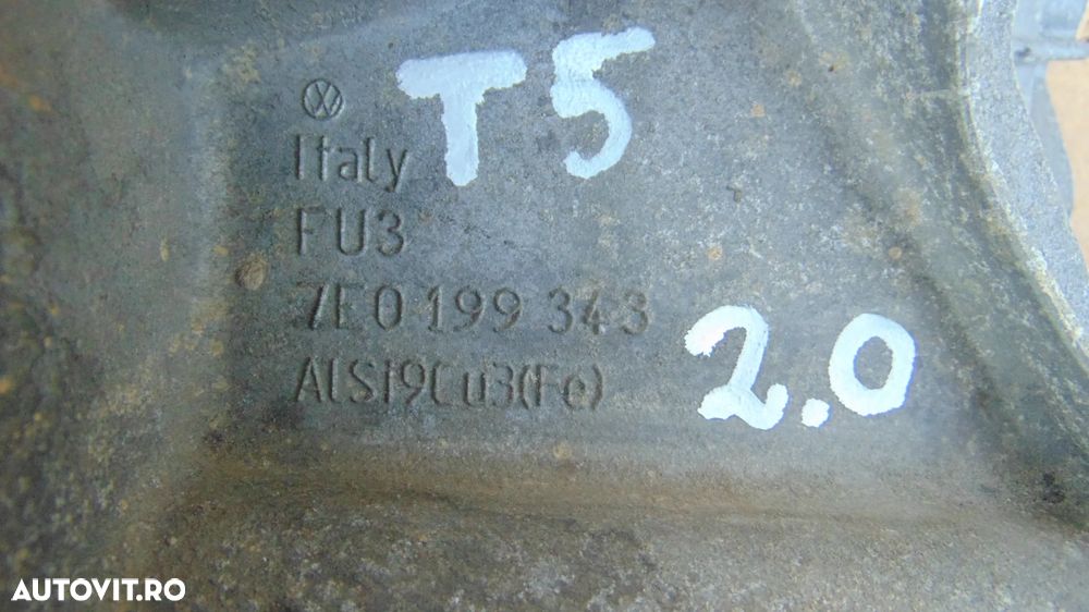 Suport motor Volkswagen Transporter T5 2.0 diesel cod 7E0199343 an 2009-2015 - 2