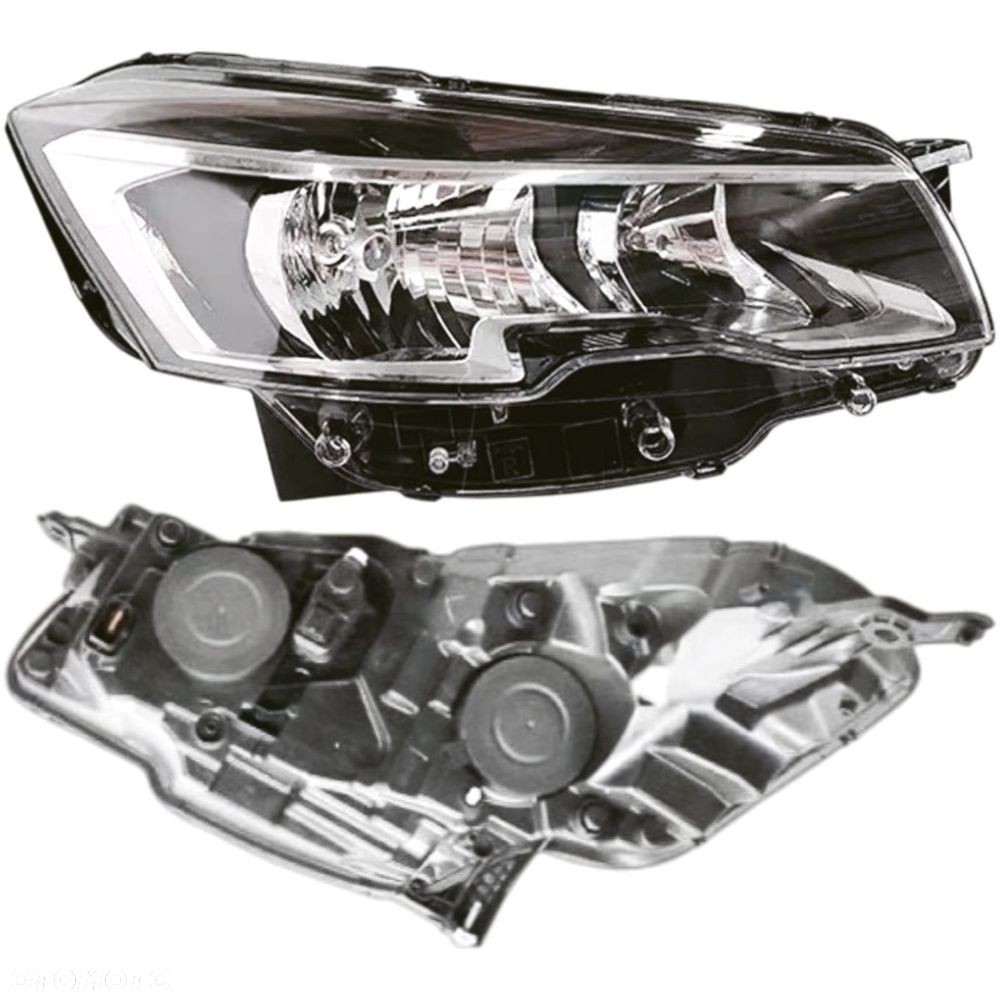 PEUGEOT 508 I 2014-2019 LAMPA REFLEKTOR PRZEDNI PRAWY 9807241180 9809045441 - 4