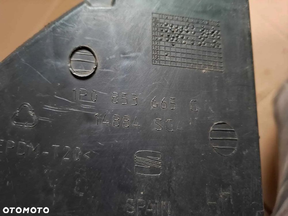 KRATKA LEWA ZDERZAKA PRZÓD SEAT LEON II 1P0 LIFT 08-12 1p0853665g - 3