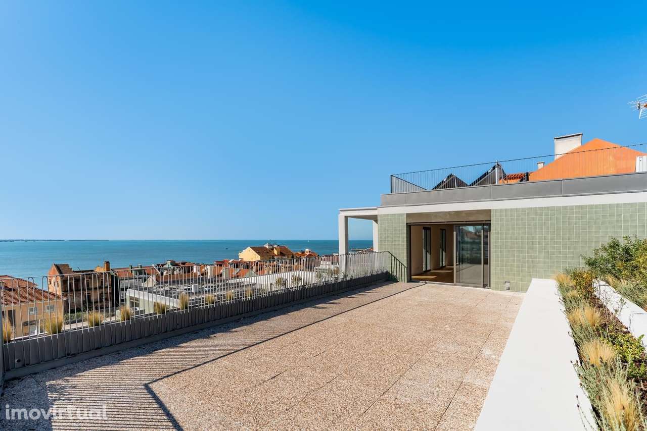 Penthouse T4 + 1 com vista, Dafundo Centro, Oeiras - Grande imagem: 2/57