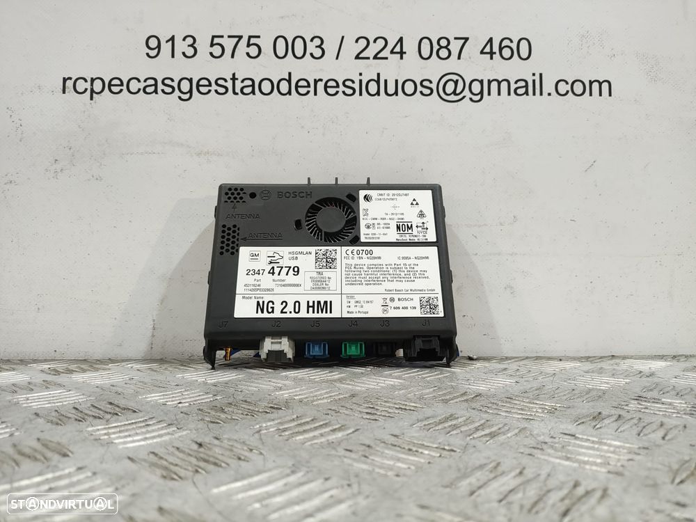 Módulo Controlo Navegação NG 2.0 HMI Opel Insignia A Facelift Original - 9