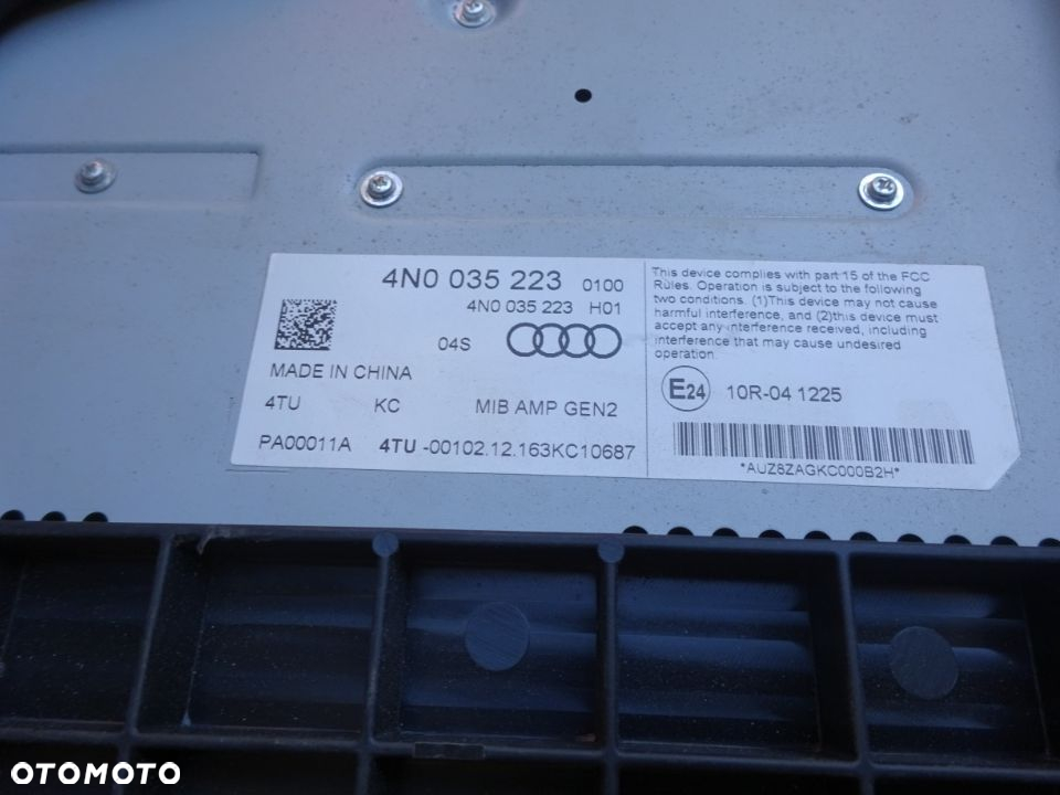 4n0035223 wzmacniacz audi a8 4n d5 q7 4m czesci - 2