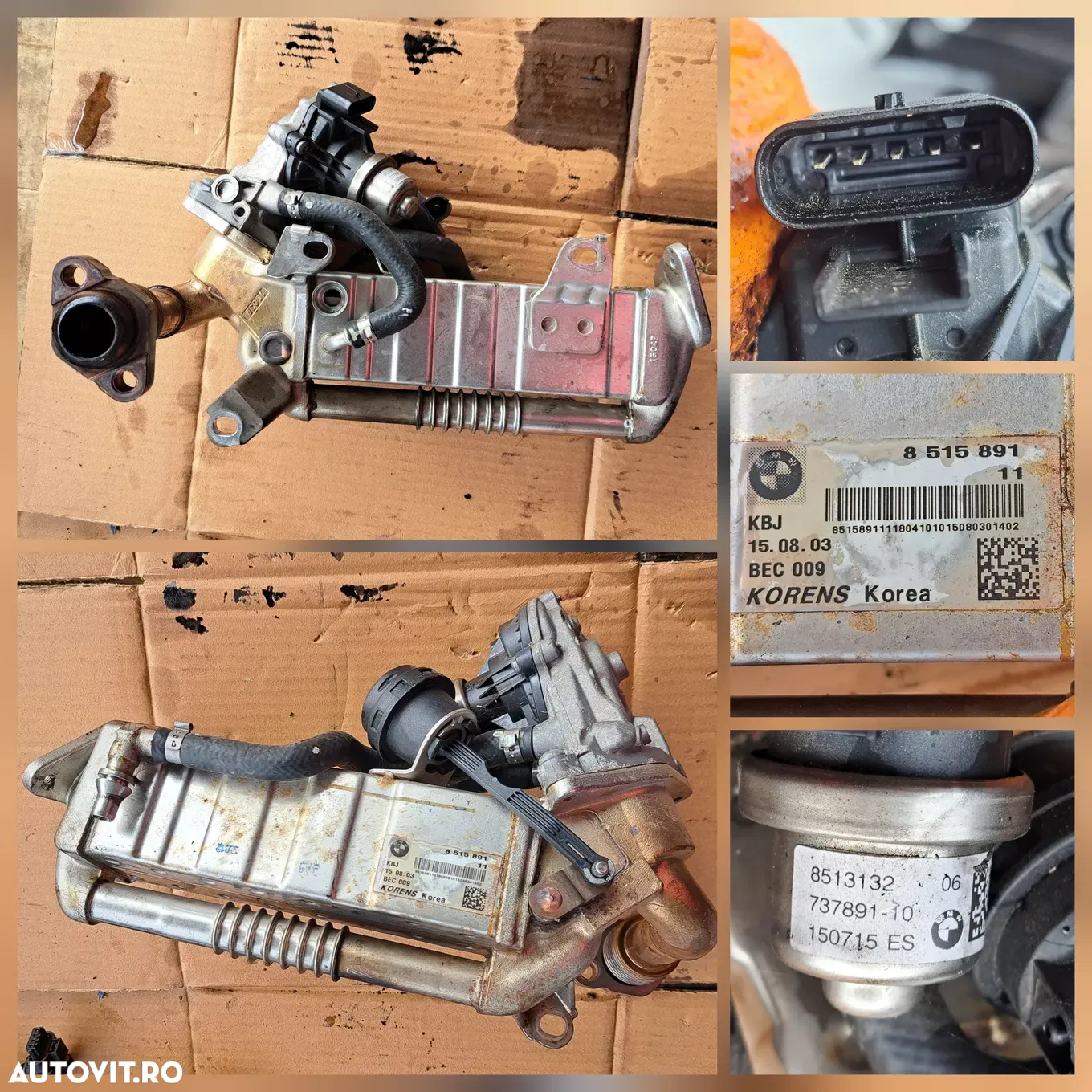 Turbina racitor gaze alternator electromotor fulie compresor instalatie electrica motor calculator modul motor vas expansiune bmw 216 active tourer  F45 B37 - 3