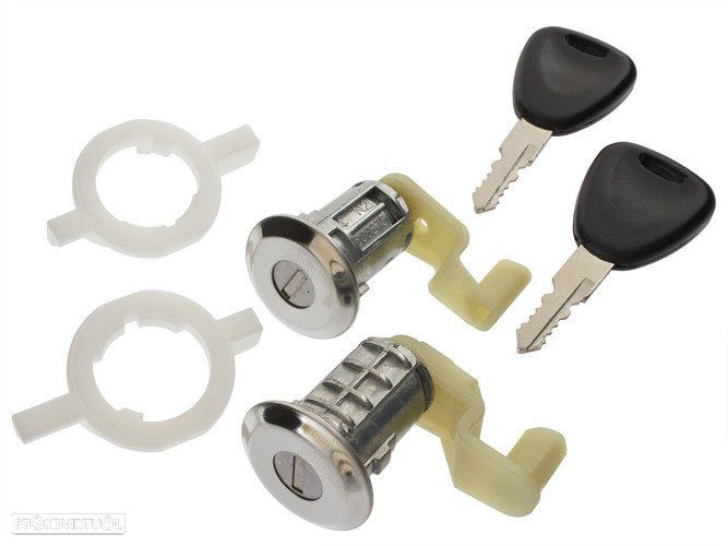 Kit de canhões das portas com chaves Renault Clio 2 NOVOS - 1