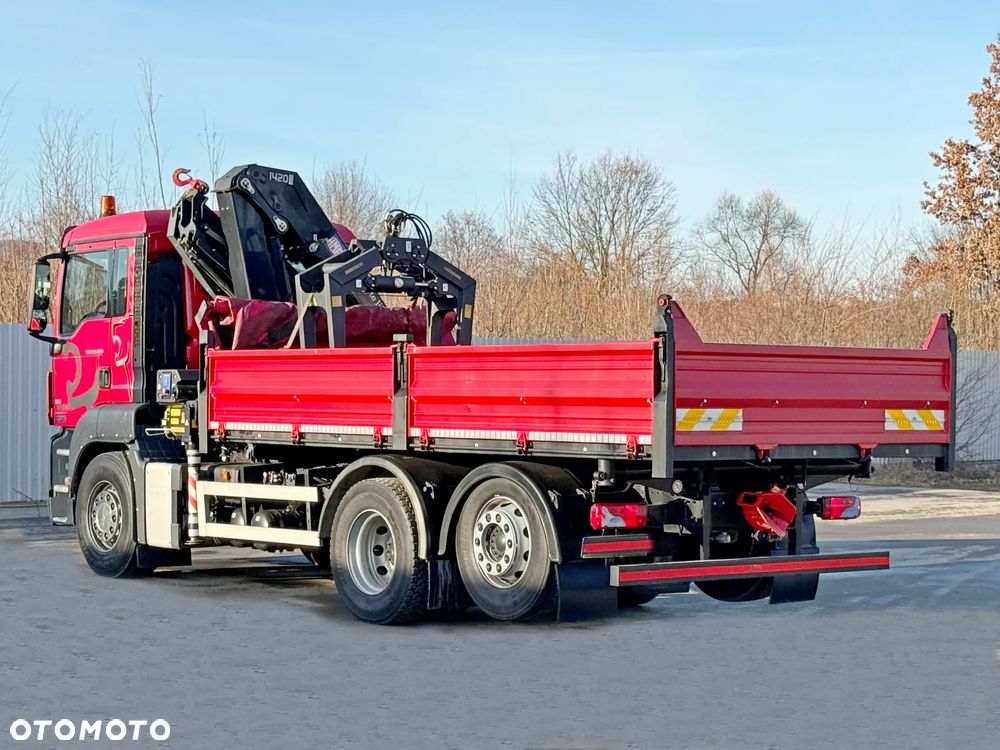 MAN TGS 26.360 * WYWROTKA 5,15m + BORDMATIC + HMF 1420 K2 + PILOT / 6x2 - 7