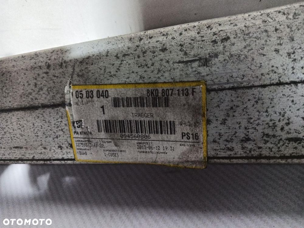 BELKA ZDERZAKA PRZÓD PRZEDNIA AUDI A4 B8 8K0807113 - 7