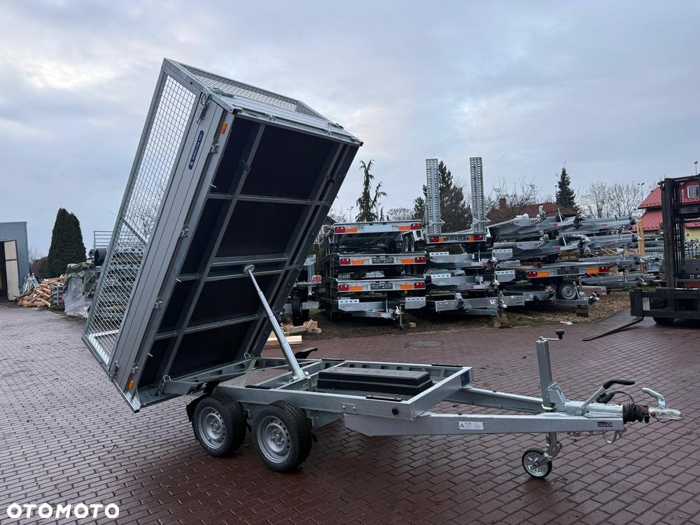 Saris Przyczepa Kiprowana Saris Tipper K1 306 170 2700 2 + nadstawki siatkowe 306x170x30cm 2 osie DMC 2700kg WYPRZEDAŻ! - 8