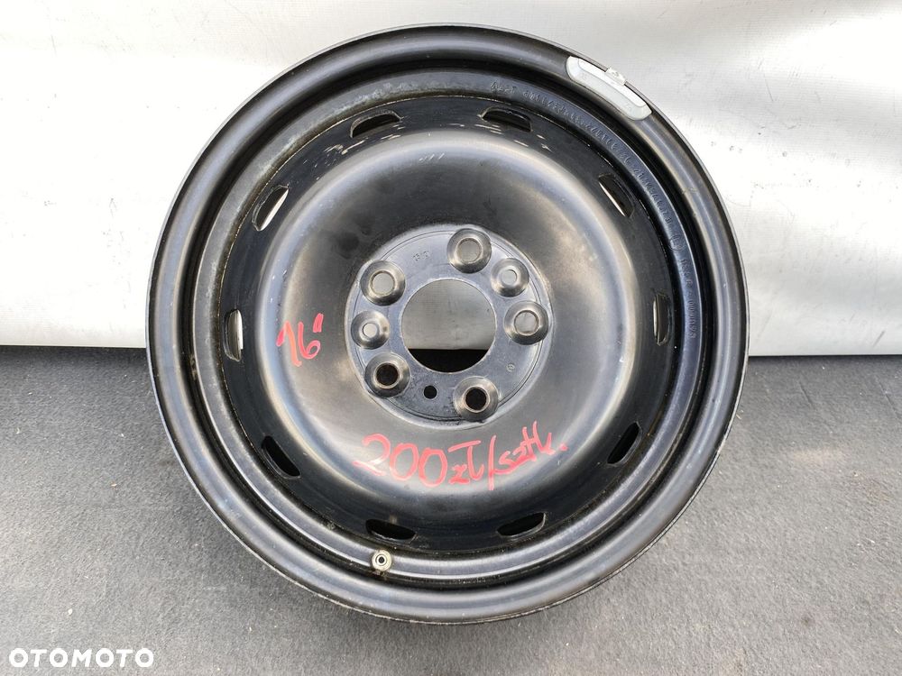 DUCATO BOXER JUMPER FELGA STALOWA PRZEJŚCIE Z 15" na 16" 5x118 6JX6H2 ET68 - 1
