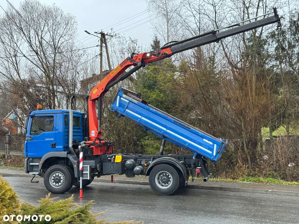 MAN * MAN 18 280 * Kiper Wywrotka * 4x4 * HDS Palfinger  120 STAN BARDZO DOBRY * Sprowadzony - 24