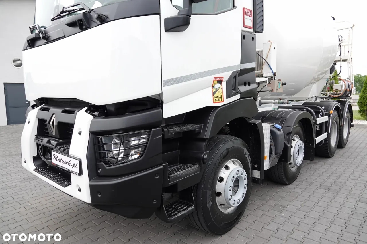 Renault T 460 / 8X4 / BETONOMIESZARKA / GRUSZKA 9M3 / IMER / ALUFELGI / EURO 6 - 6