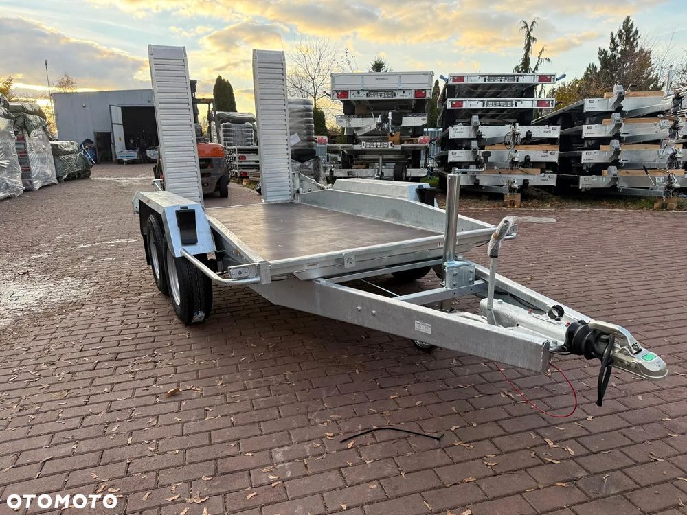 Neptun Przyczepa do przewozu sprzętu budowlanego Neptun LOADMAX N35-350 2bld 3,5x1,7 3500kg 2 osie pod koparke koparka walec MOTOMUS - 6