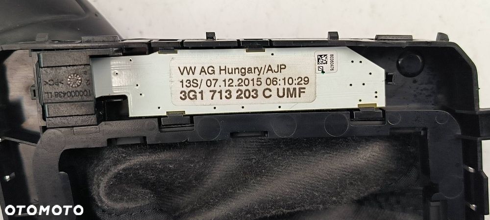 GAŁKA ZMIANY BIEGÓW VOLKSWAGEN PASSAT B8 R-LINE 3G1713203CUMF - 6