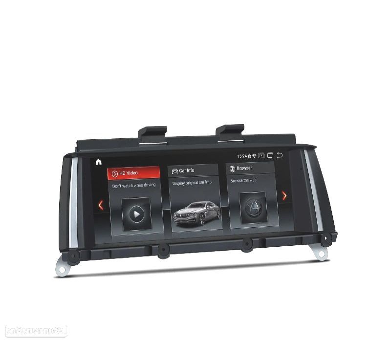 AUTO RÁDIO GPS ANDROID 12 PARA BMW X3 F25 X4 F26 11-13 CIC - 4
