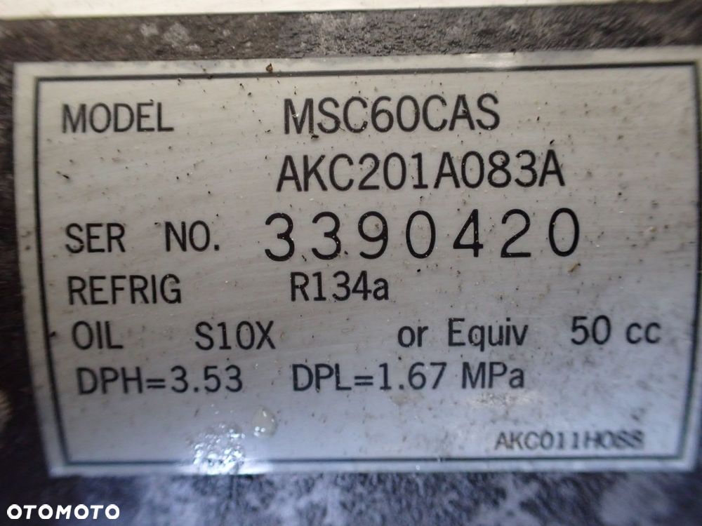 SPRĘŻARKA KLIMATYZACJI SUZUKI SWIFT IV 1.3 LIFT 95200-62JA0 - 8