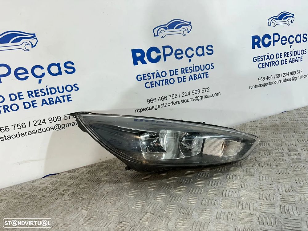 .Conjunto Otica Farois Frontal Frente Esquerda Direita Halogenio Original Ford Focus Mk3 Facelift F1EB-13W029-HC 20-201-01171 2014 - 2019 - 10