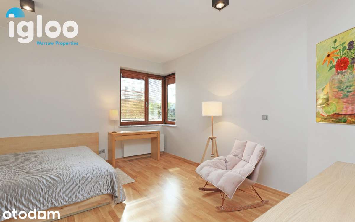 Trzypokojowy apartament z ogrodem- Marina Mokotów