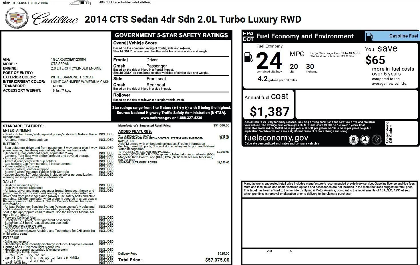 Cadillac CTS 2.0 Turbo AT Luxury - 18