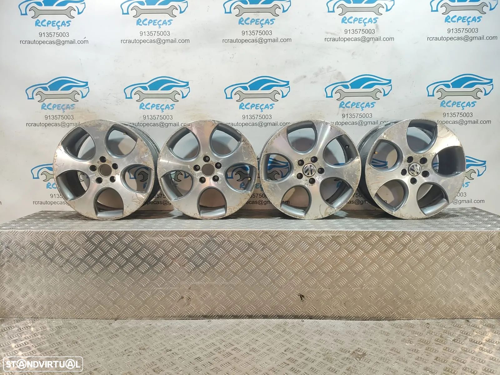 Jantes 18 Ronal Originais VW Volkswagen Golf V 5 GTI 7,5J ET51 5x112 - 1