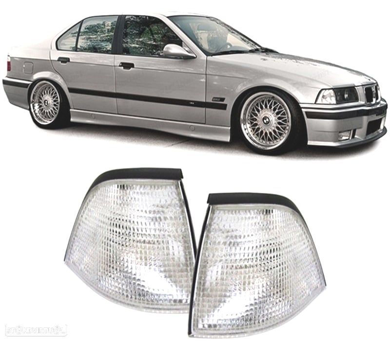 PISCAS FRONTAIS BMW E36 90-00 BRANCO OPACO - 1