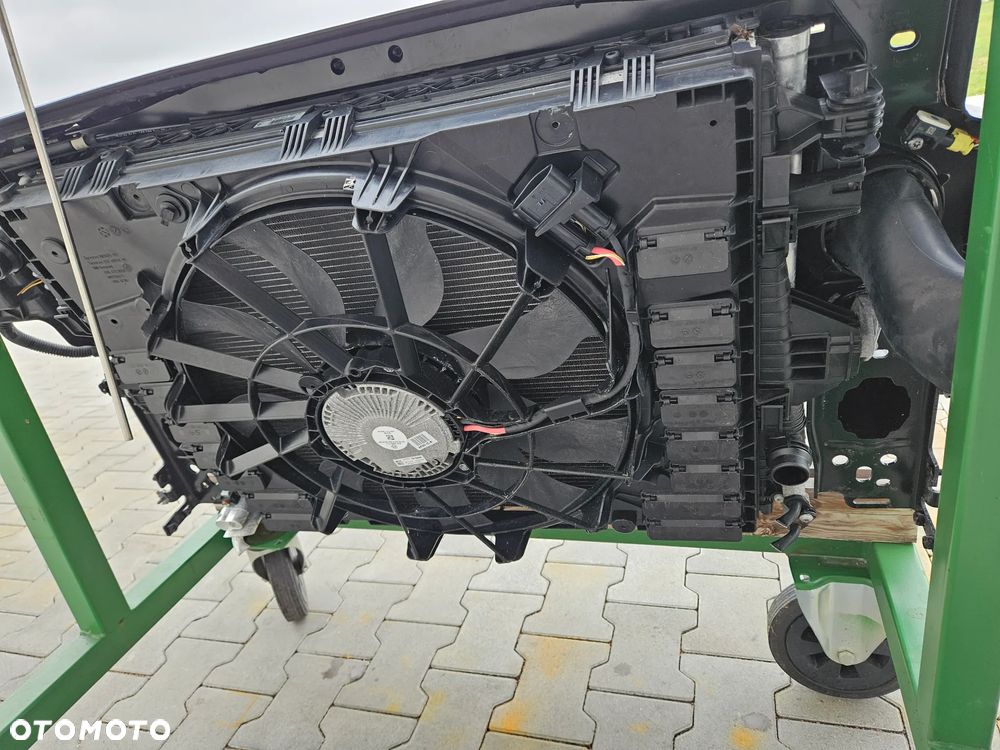 VW TOUAREG 7P 10-18R PAS PRZEDNI PRZOD 3.0 TDI CHLODNICE WENTYLATORY BELKA WZMOCNIENIE KOMPLET 7P0121201 J - 7